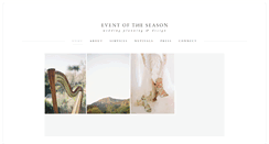 Desktop Screenshot of eventoftheseasonsb.com